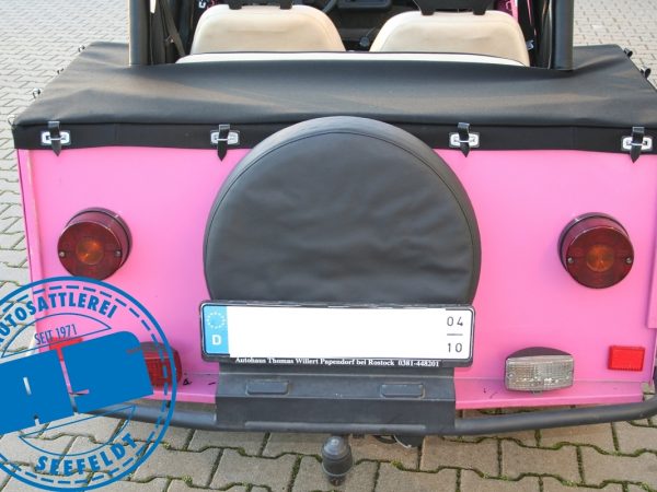 Reserveradhülle Trabant Kübel