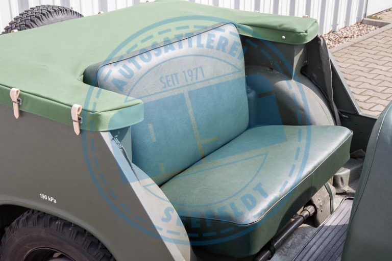 Trabant kübel sitze kunstleder original grün