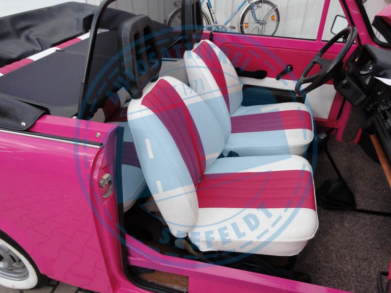 Trabant cabrio sitzbezüge autoleder