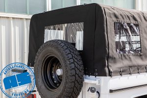 Steyr Puch GE230, Verdeck 2 tlg. mit Trennwand