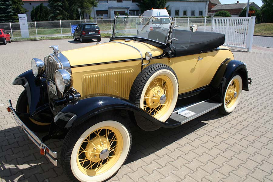 Ford A Innenausstattung Verdeck