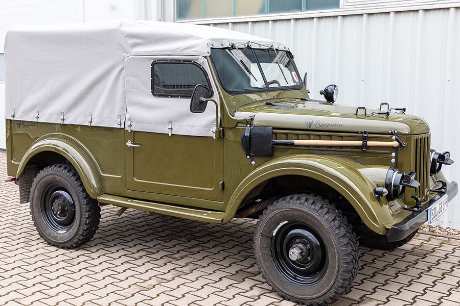 GAZ69: Verdeck aus Segeltuch