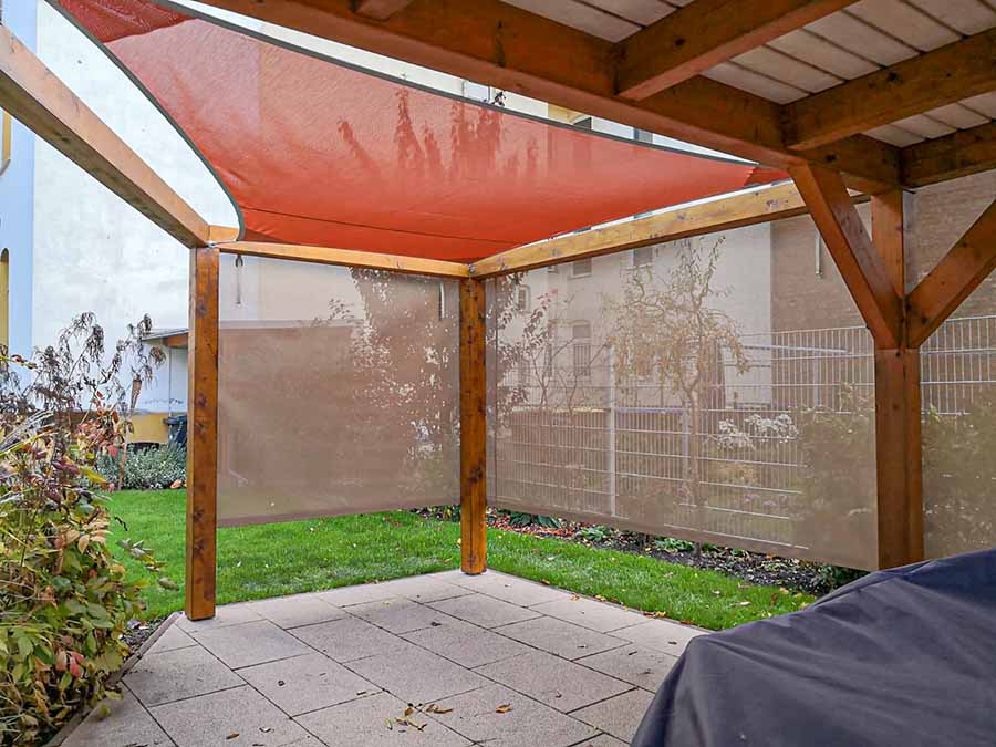 Sonnensegel und Windschutz
